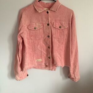 Pink corduroy jacket